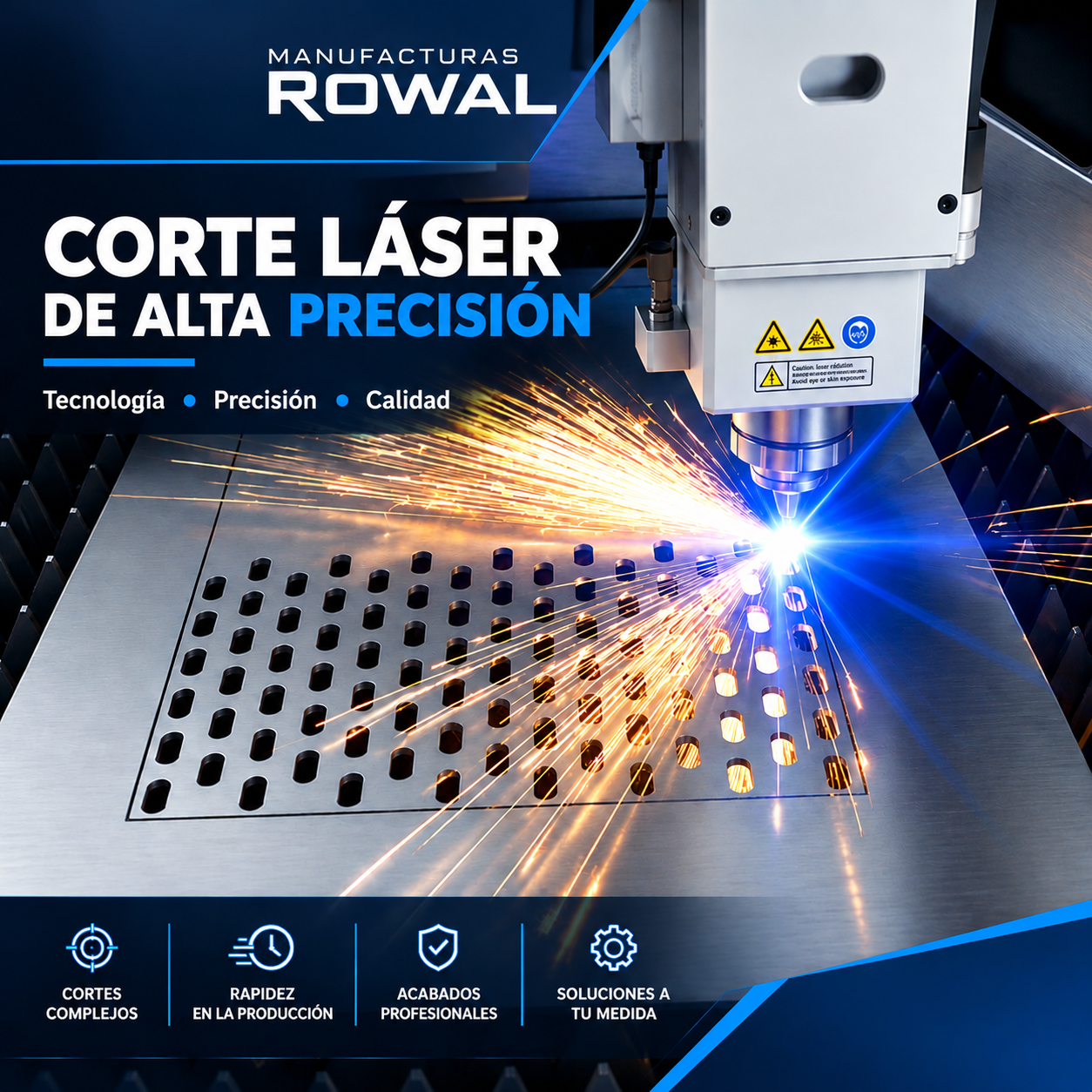 Corte láser de alta precisión
